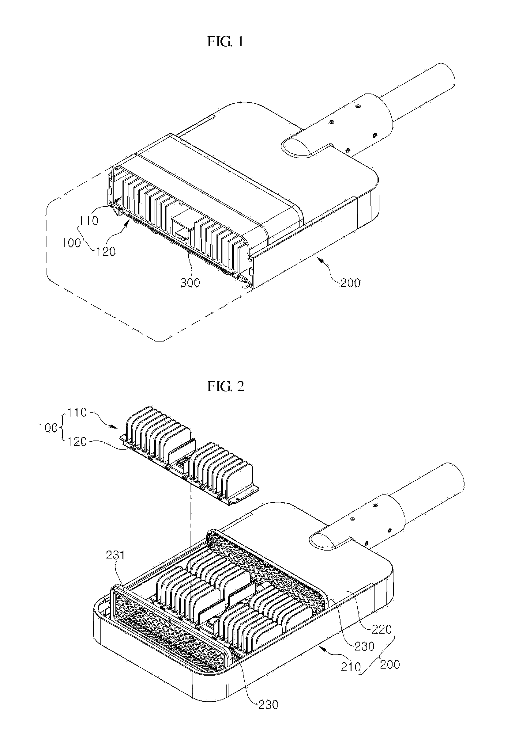 Optical semiconductor lighting apparatus