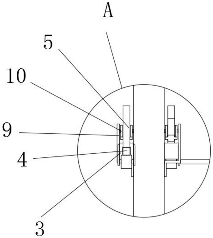 High-load-bearing sliding rail for drawer type three-dimensional material warehouse