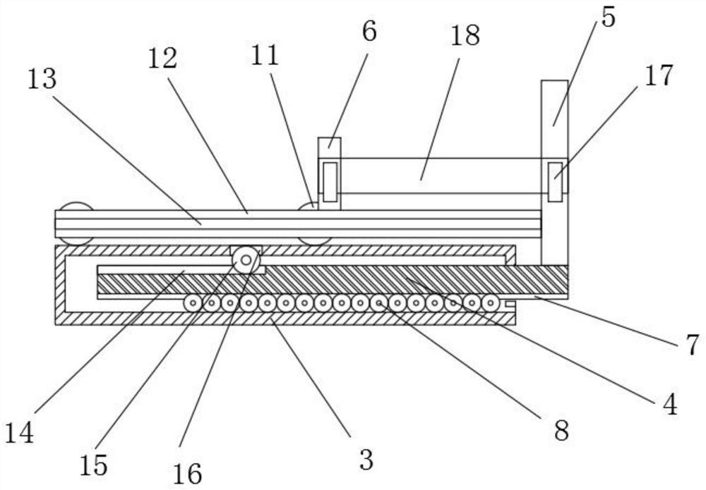 High-load-bearing sliding rail for drawer type three-dimensional material warehouse