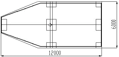 Flexible combined spliced target ship