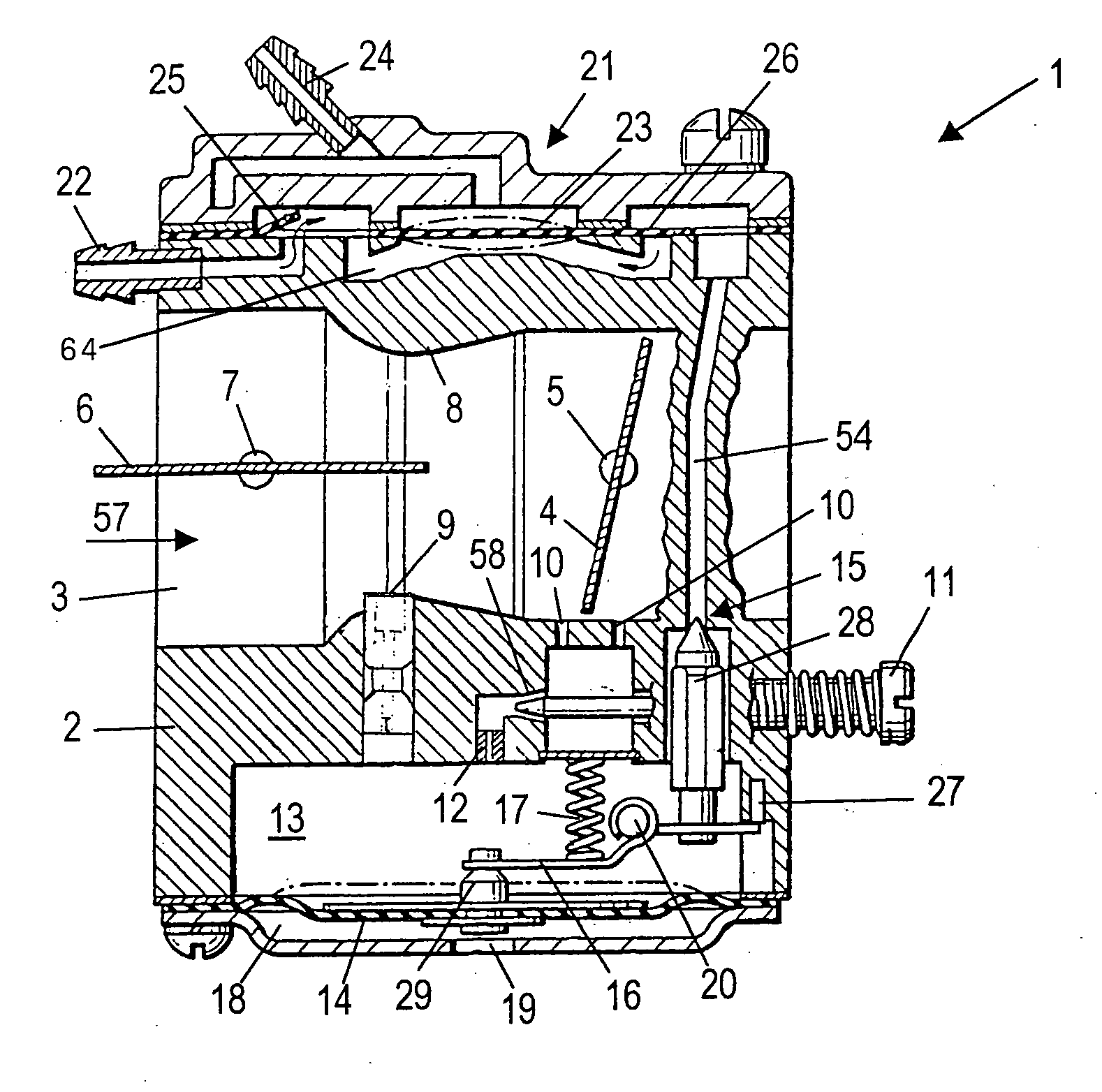 Membrane carburetor