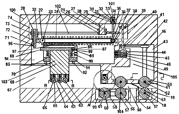 Wicker pole peeling device