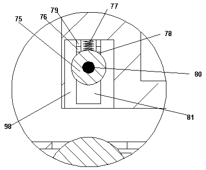 Wicker pole peeling device