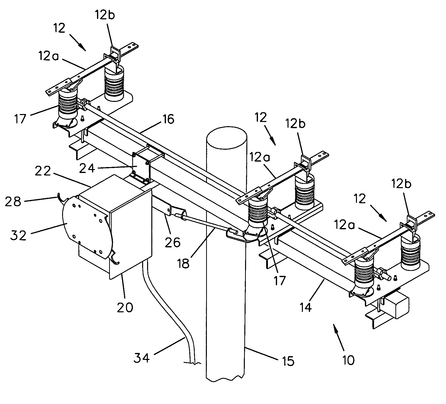 Motor operator, with inherent decoupling characteristics, for electrical power switches