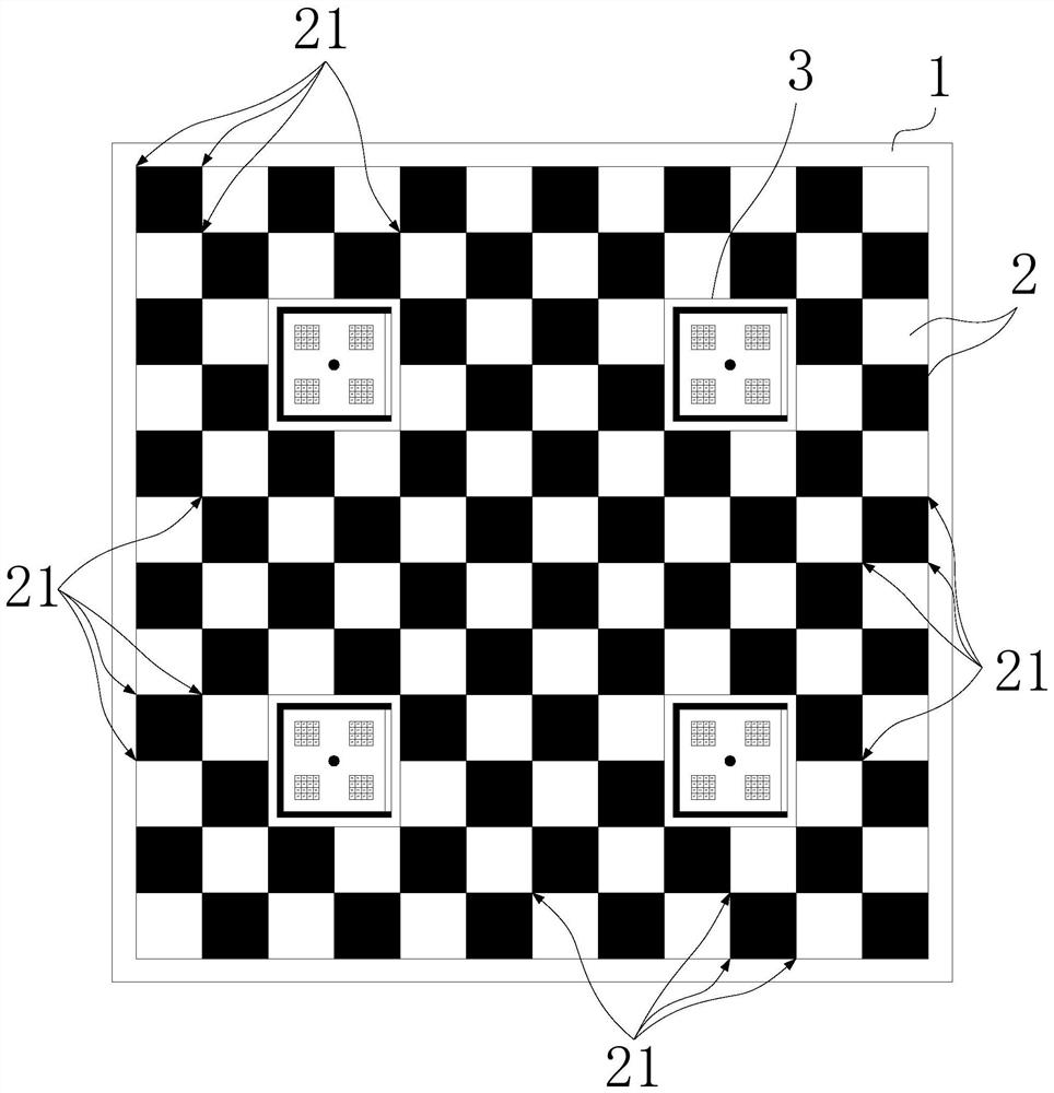 Calibration plate and calibration method