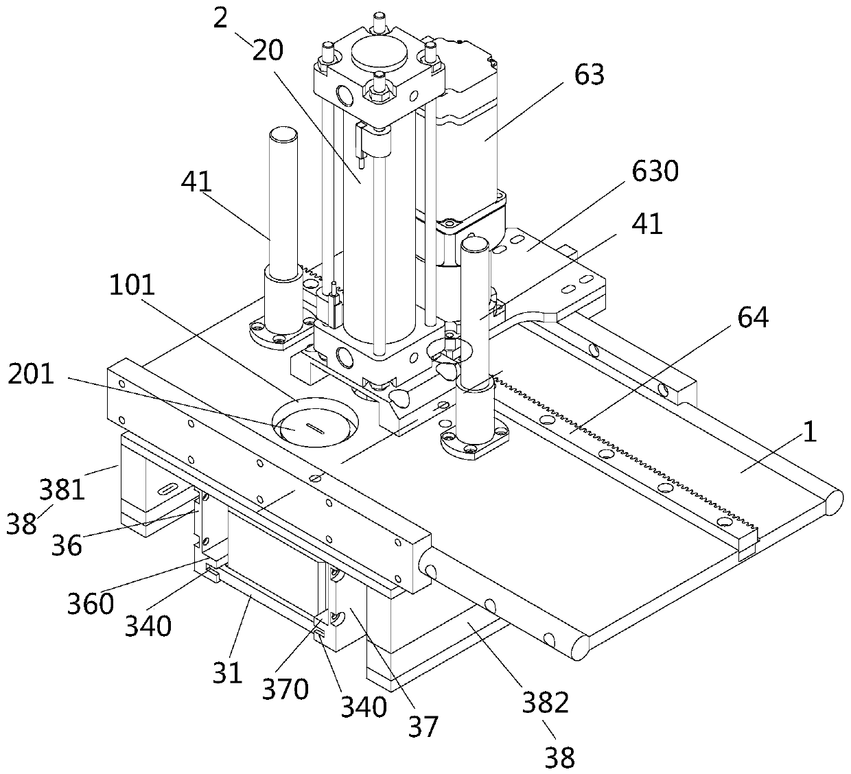 Floor lateral knocking device and floor installing robot