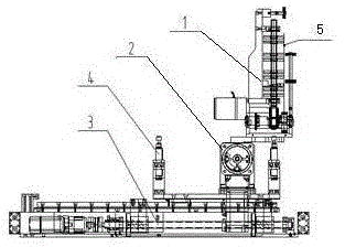 A glass vertical transfer to horizontal transfer device