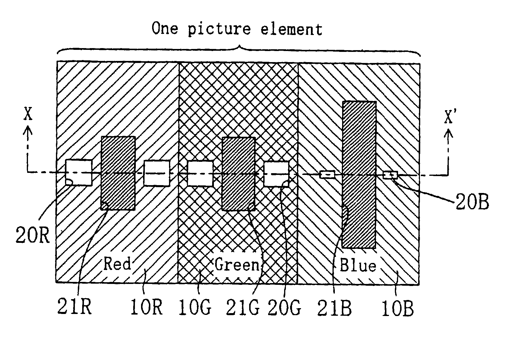 Transmission/reflection type color liquid crystal display device