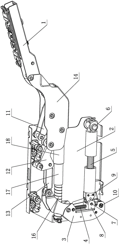 Elastic turnover mechanism for furniture