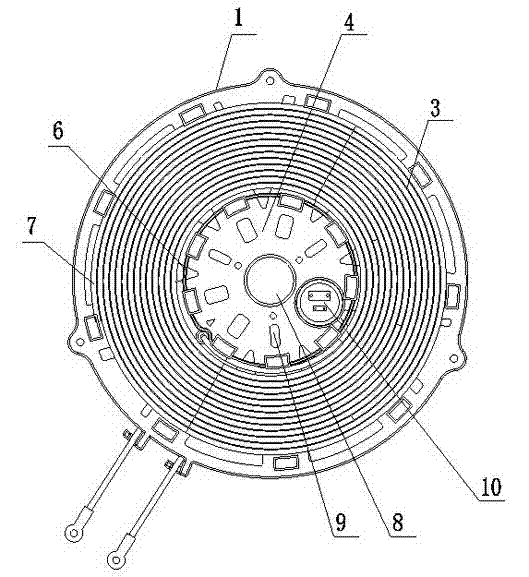 Heating coil panel