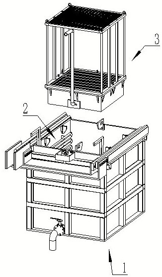 Electrolytic bath and electrolysis device using same