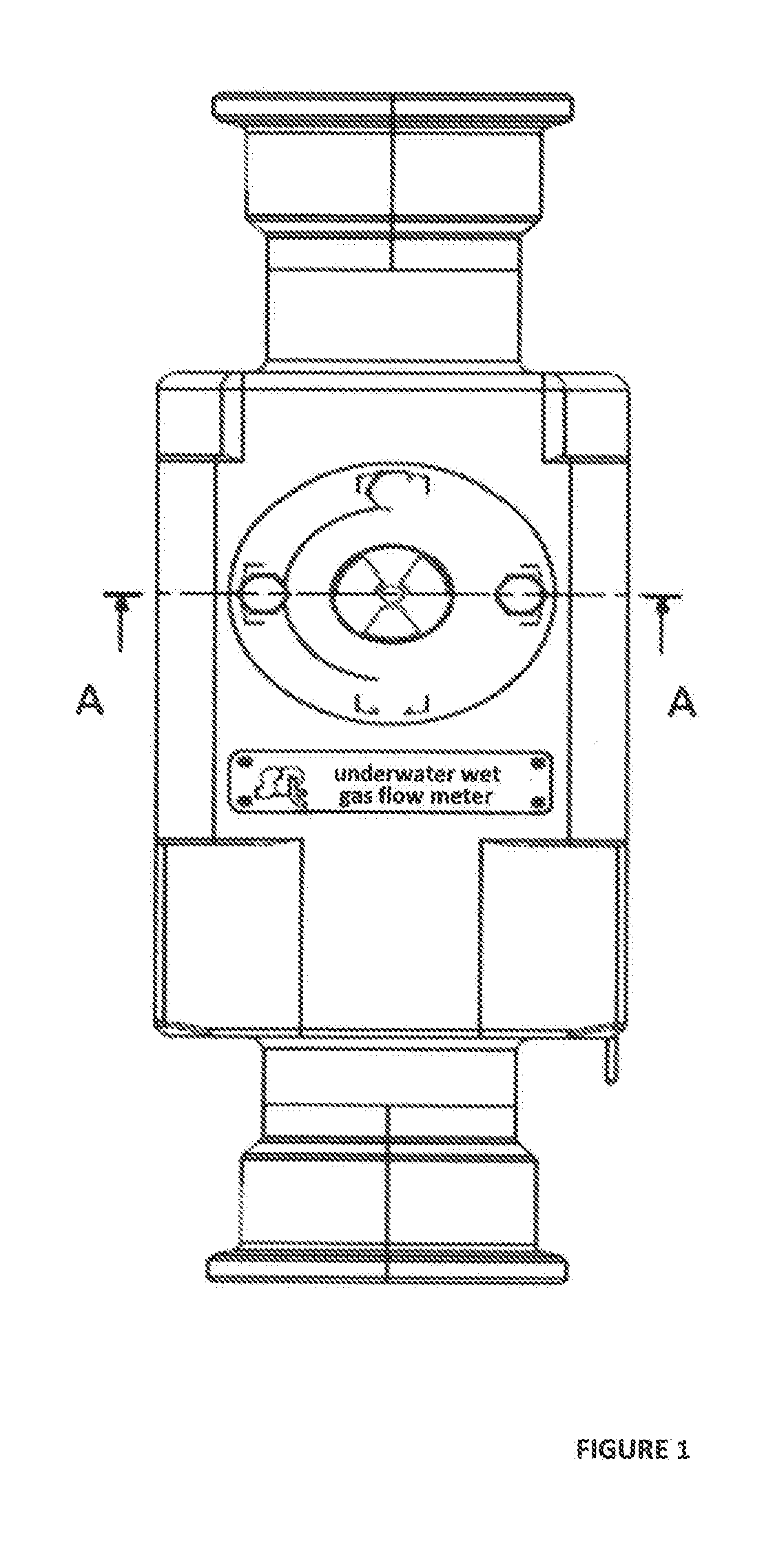 Apparatus and Method for Measuring Mass Flow-rates of Gas, Oil and Water Phases in Wet Gas