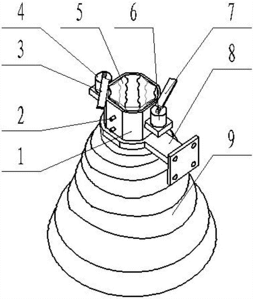 Airbag type citrus picking manipulator end executor and picking method thereof