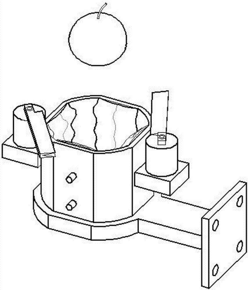 Airbag type citrus picking manipulator end executor and picking method thereof