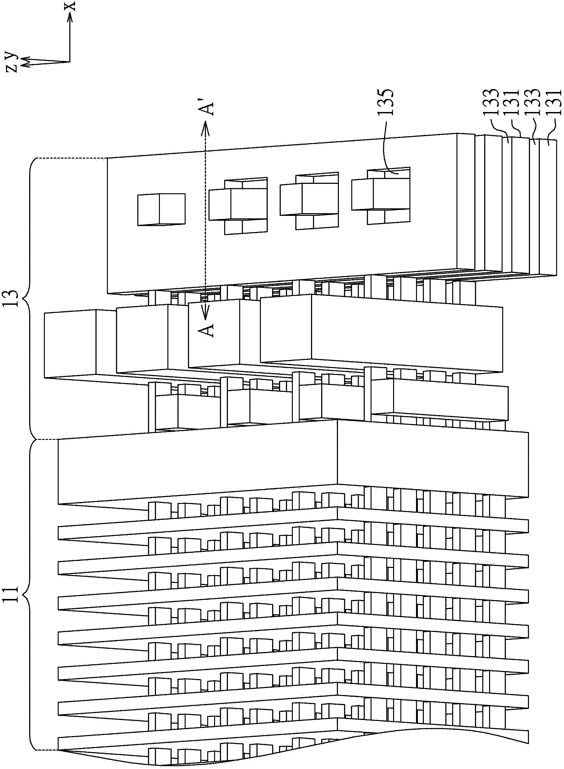 Three-dimensional laminated semiconductor structure and manufacturing method thereof