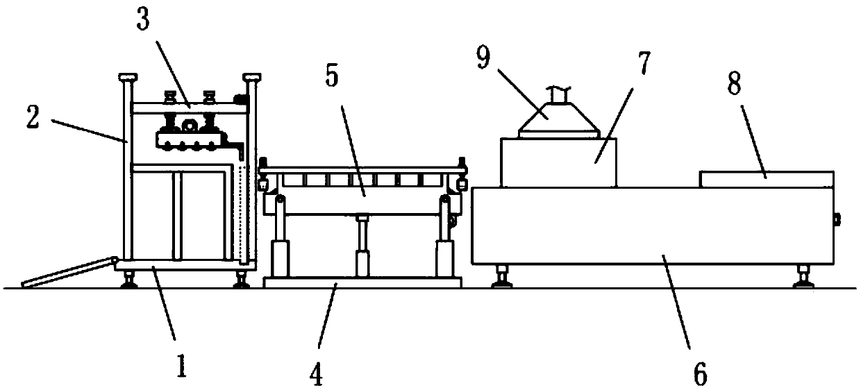 Wood cutting machining line