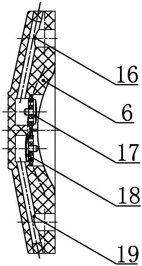 Horizontally-opposite diaphragm type electric vacuum pump