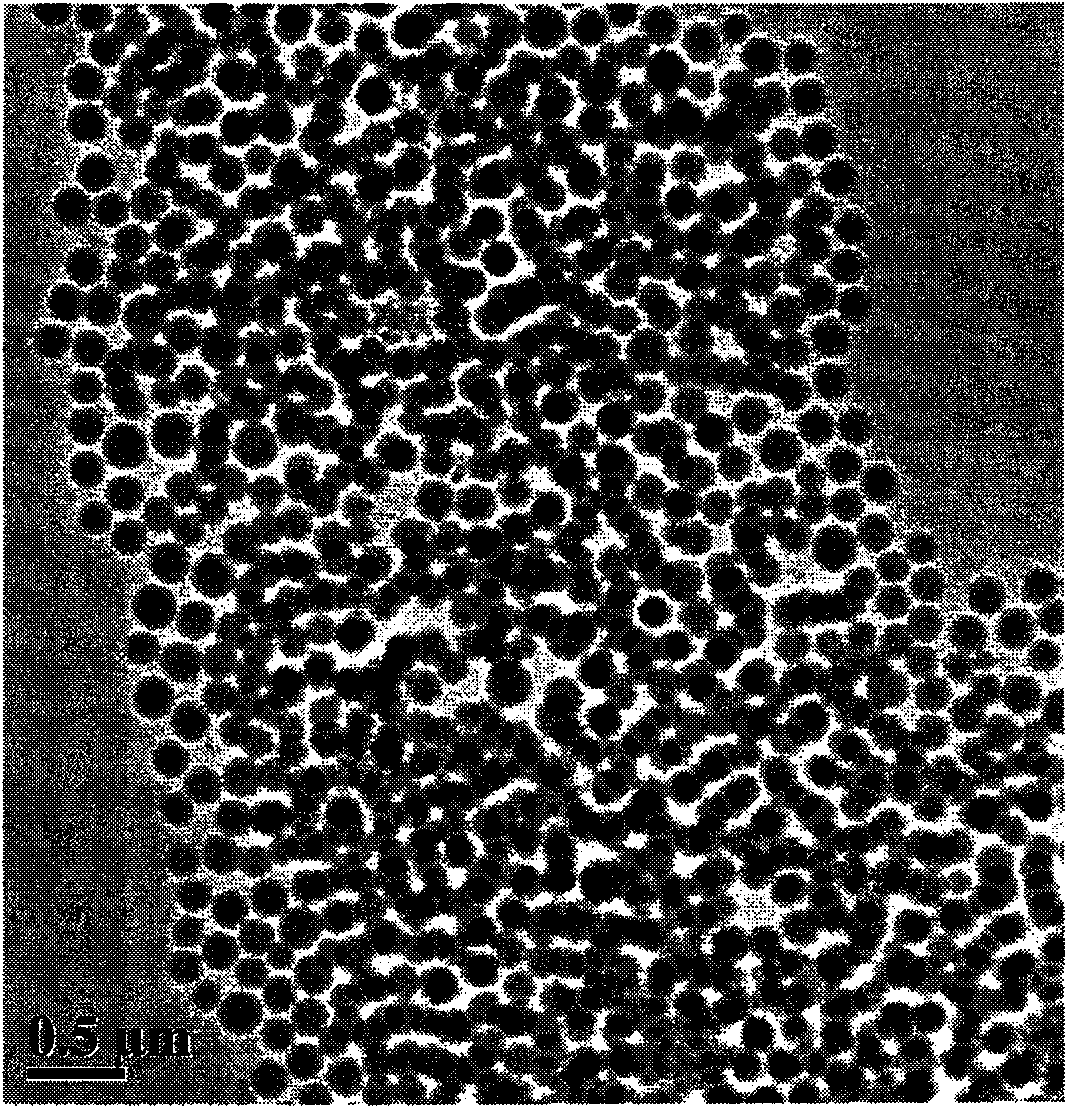 Method for synthesizing high-dispersibility high-specific surface area large-pore volume SiO2 hollow spheres