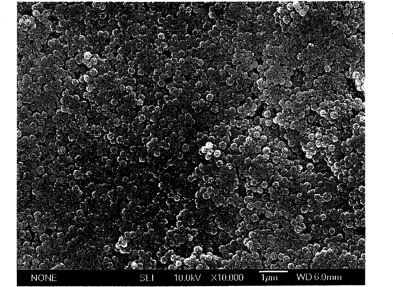 Method for synthesizing high-dispersibility high-specific surface area large-pore volume SiO2 hollow spheres