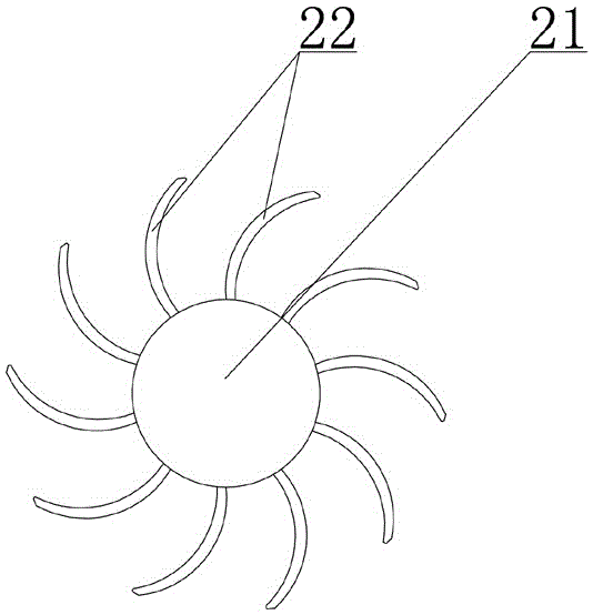 Continuous loose fiber post-processing device