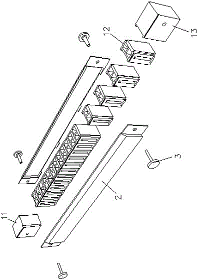 Combined harmonica with adjustable playing phoneme