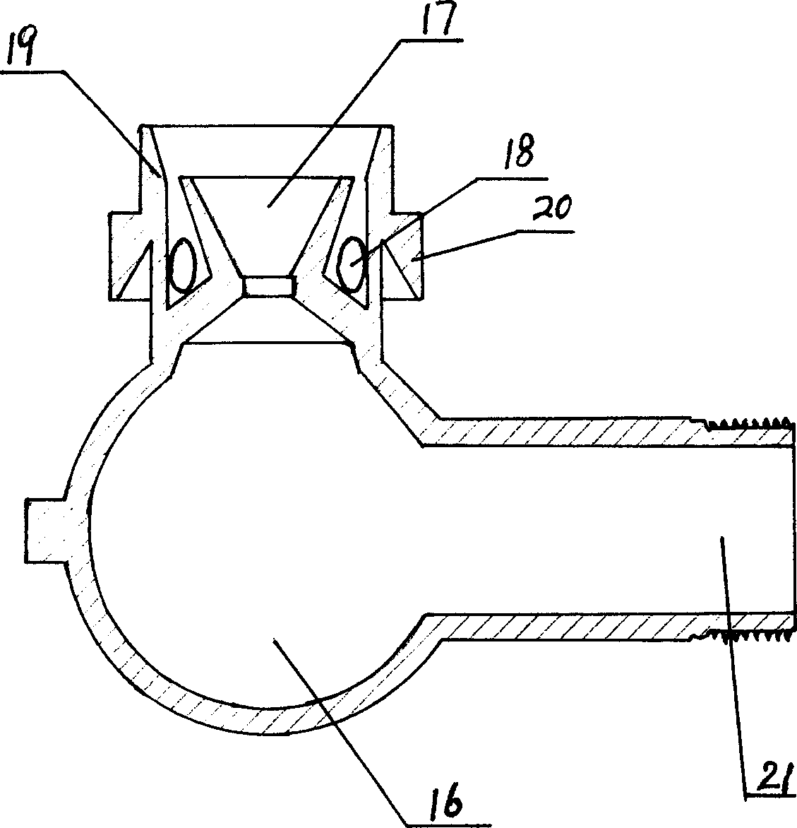 Energy-saving non-filling cooling tower