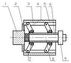 Multifunctional tool used for turning external circle of large-diameter thin-wall part