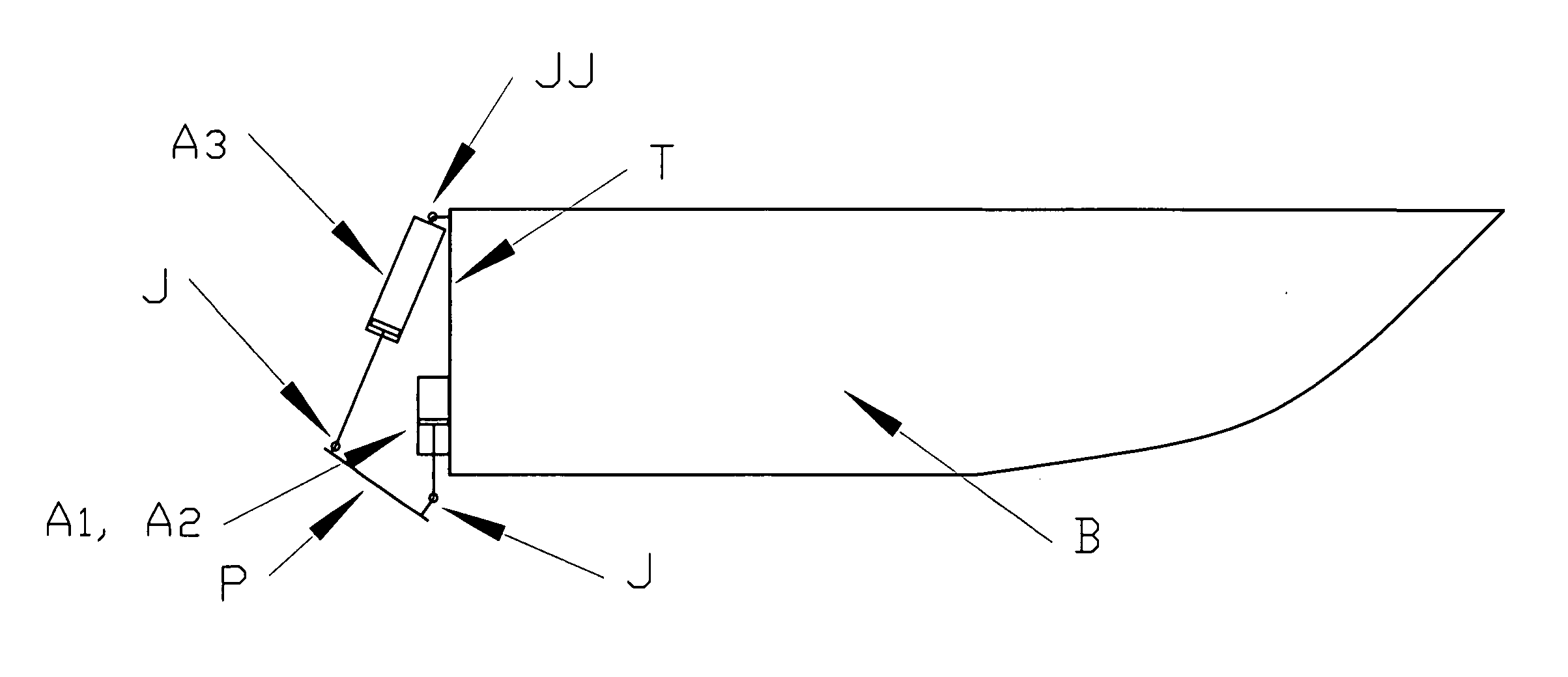 Wake control mechanism