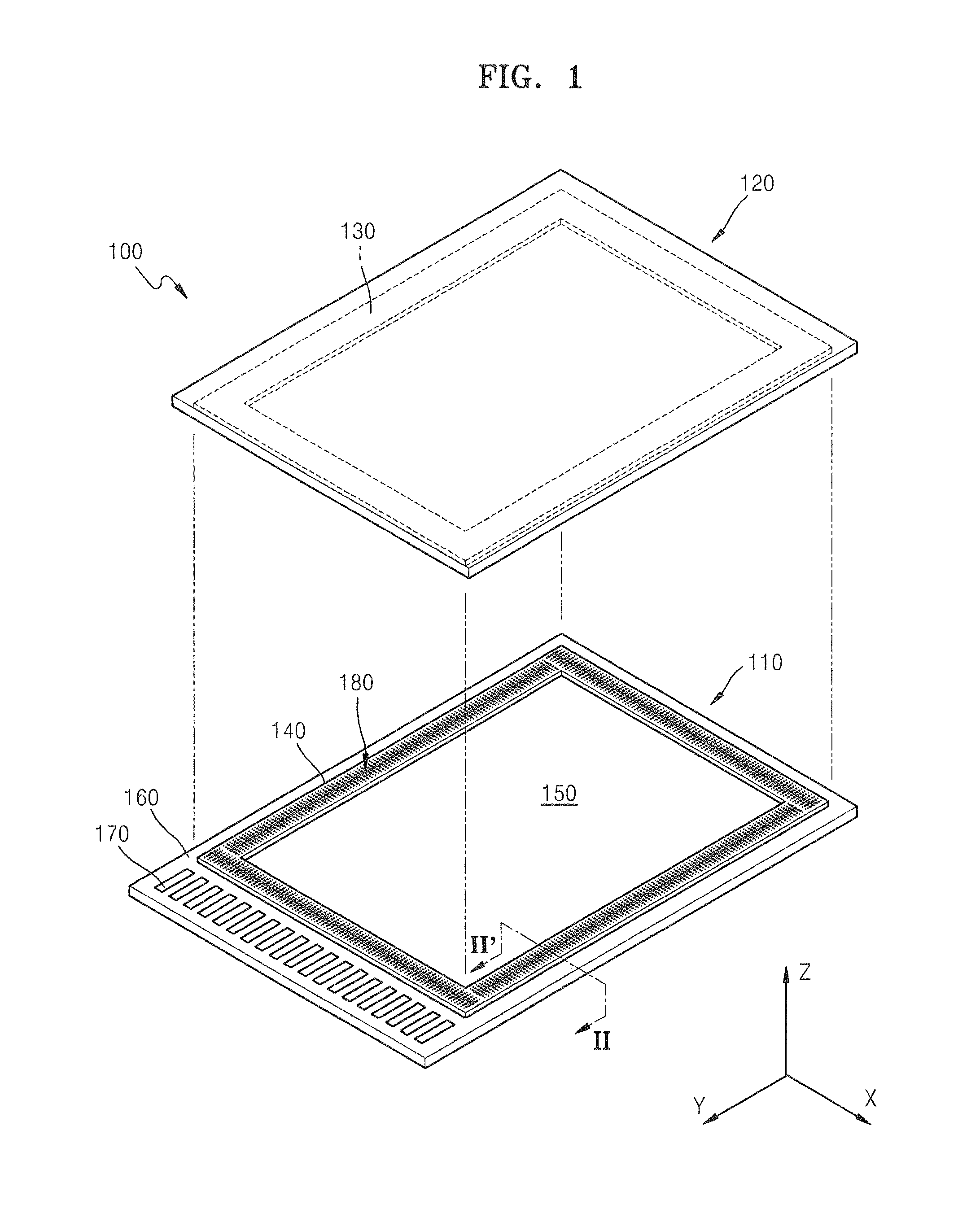 Display apparatus including enhanced sealing portion