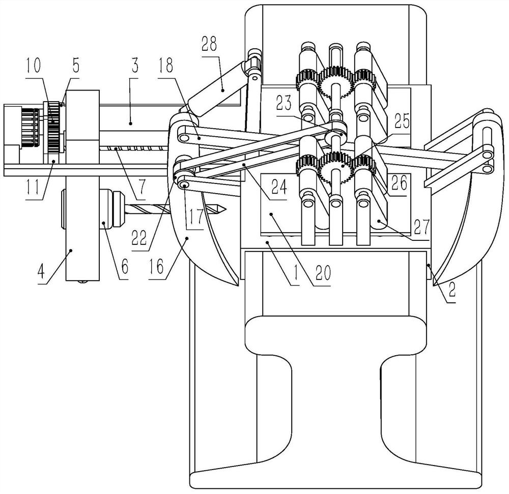 A rail drilling machine based on railway engineering