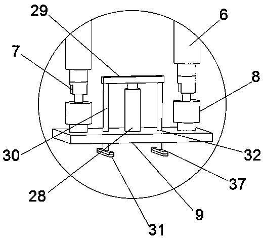 Automotive brake pad chamfering and grinding equipment