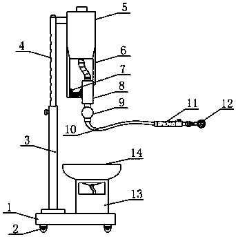 Wound cleaning and disinfecting device for clinical care