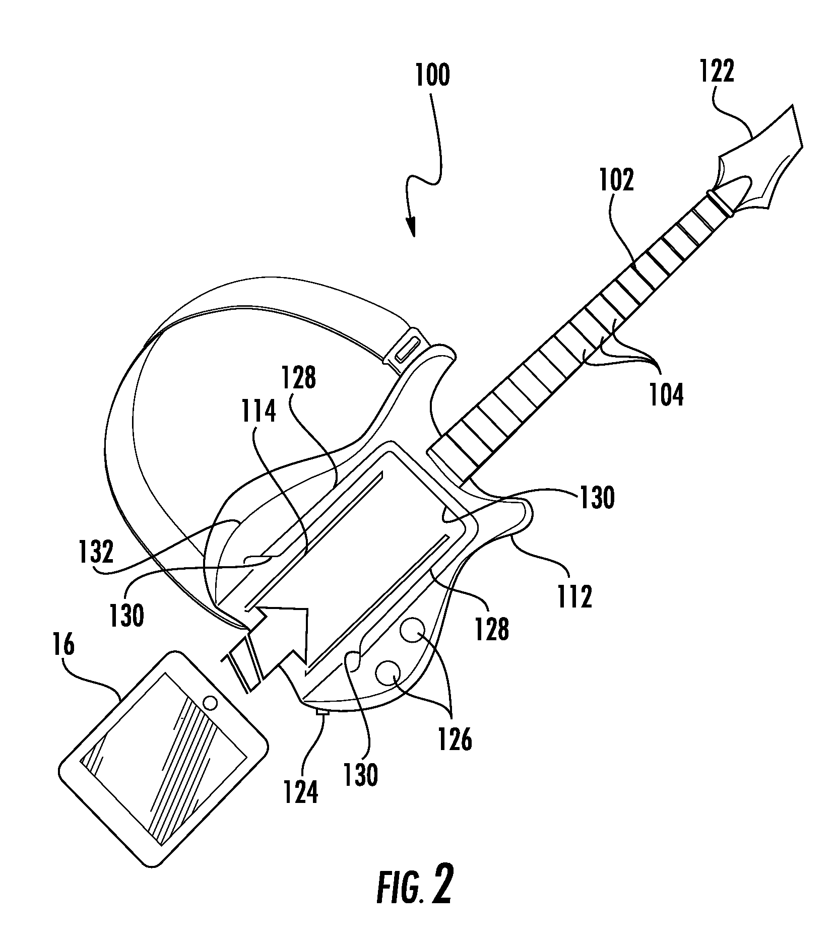 Tablet computer guitar controler