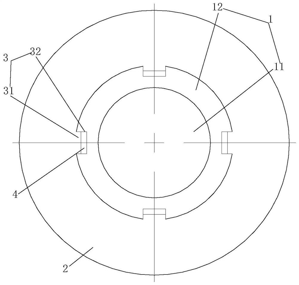 Magnetic suspension bearing rotor structure, motor and air conditioner