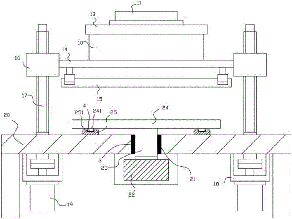 Cylinder-moving conveying type packaging bag drier