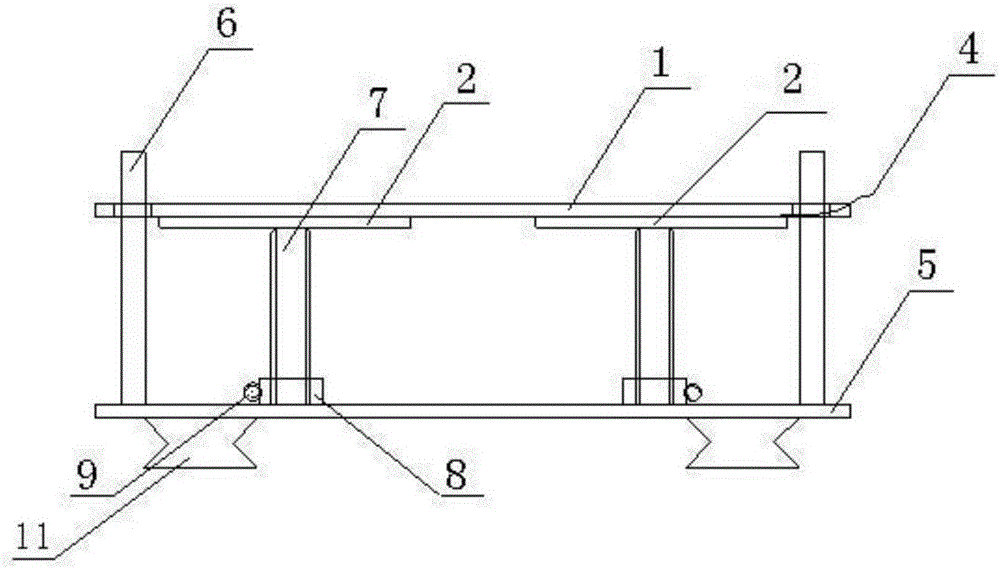 Two-dimensional analog simulation experiment device used for simulating big excavation space