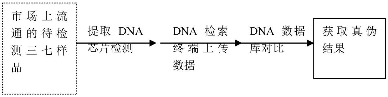 IOT (internet of things) anti-counterfeiting traceability system for rapid identification of donkey-hide gelatin DNA (deoxyribonucleic acid) and anti-counterfeiting traceability method