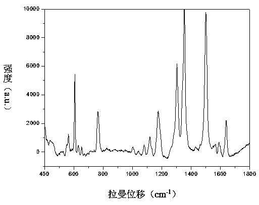 SERS (Surface-Enhanced Raman Spectroscopy) substrate taking insoluble fiber as template and preparation method thereof