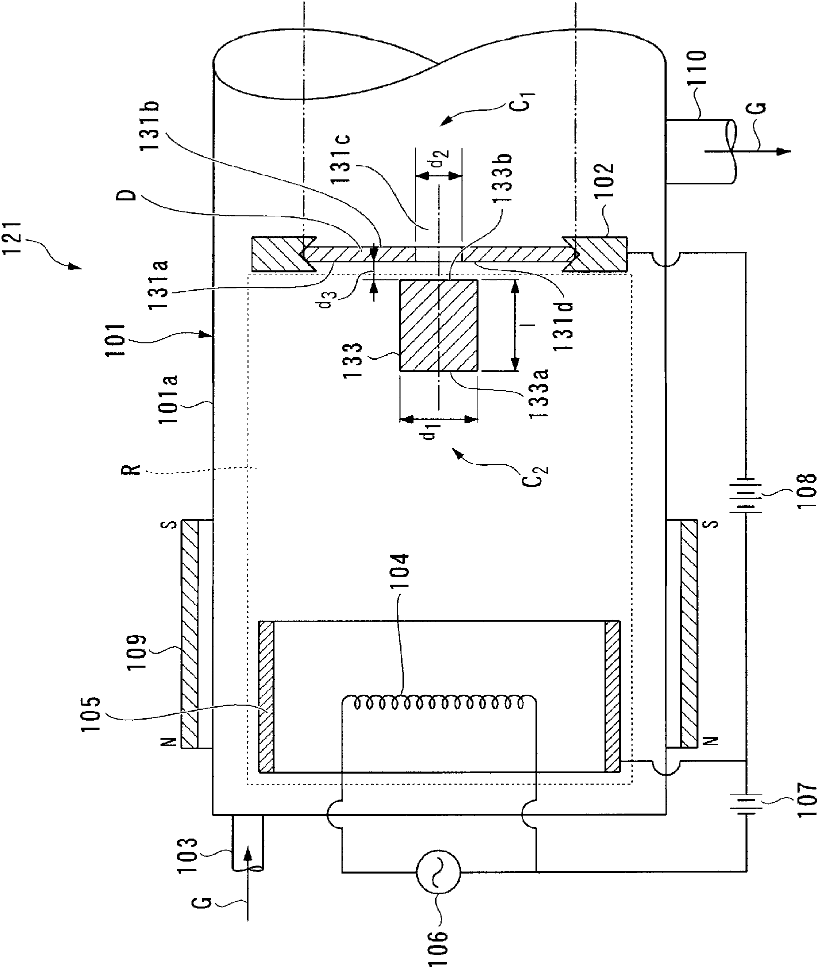 Method for forming carbon film, method for manufacturing magnetic recording medium, and apparatus for forming carbon film