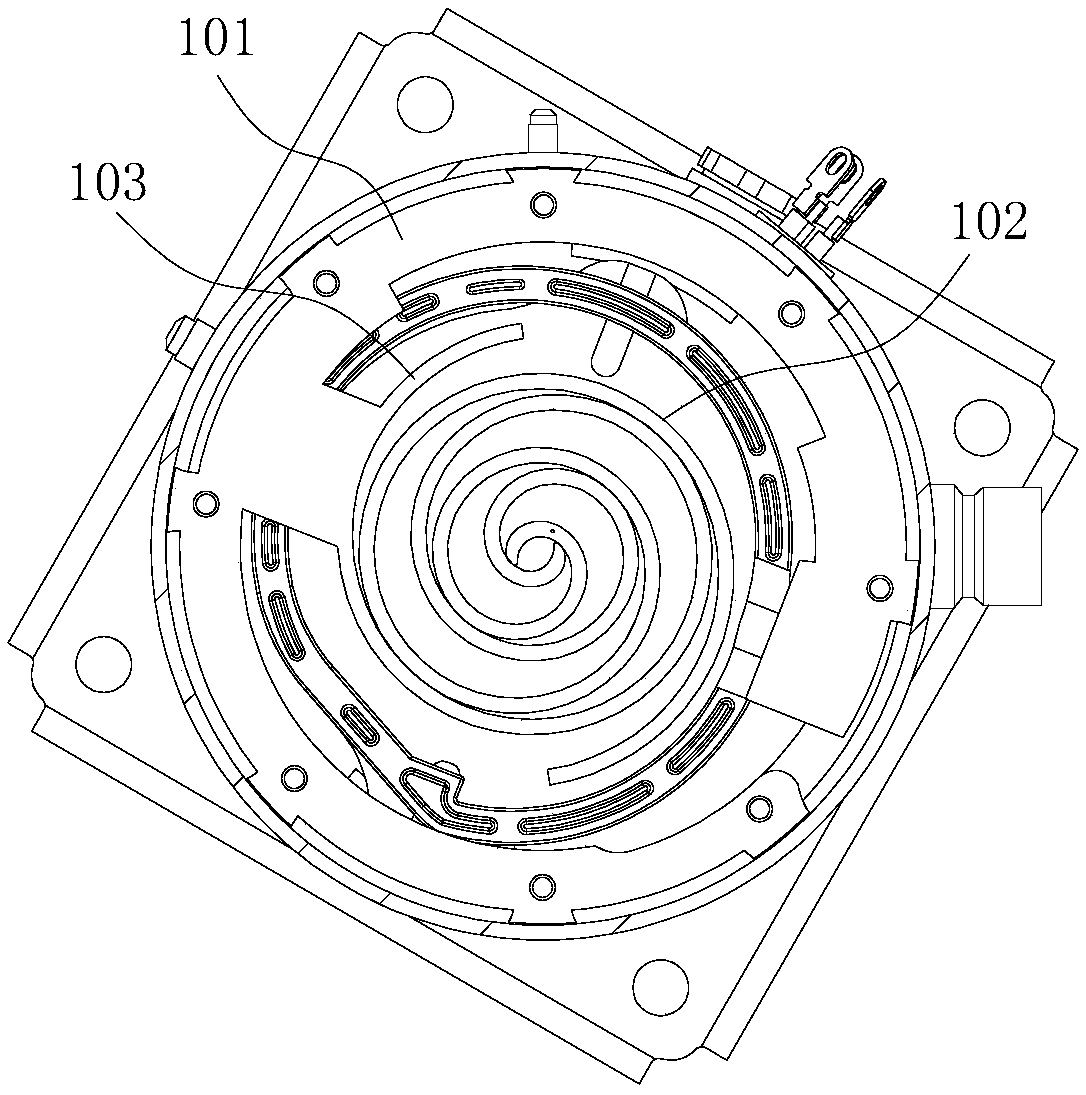 Vortex permanent magnet expander and waste heat recovery power generation system using the expander