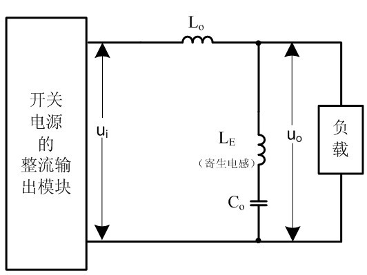 Output filter circuit suitable for large current output electrochemical industrial power supply