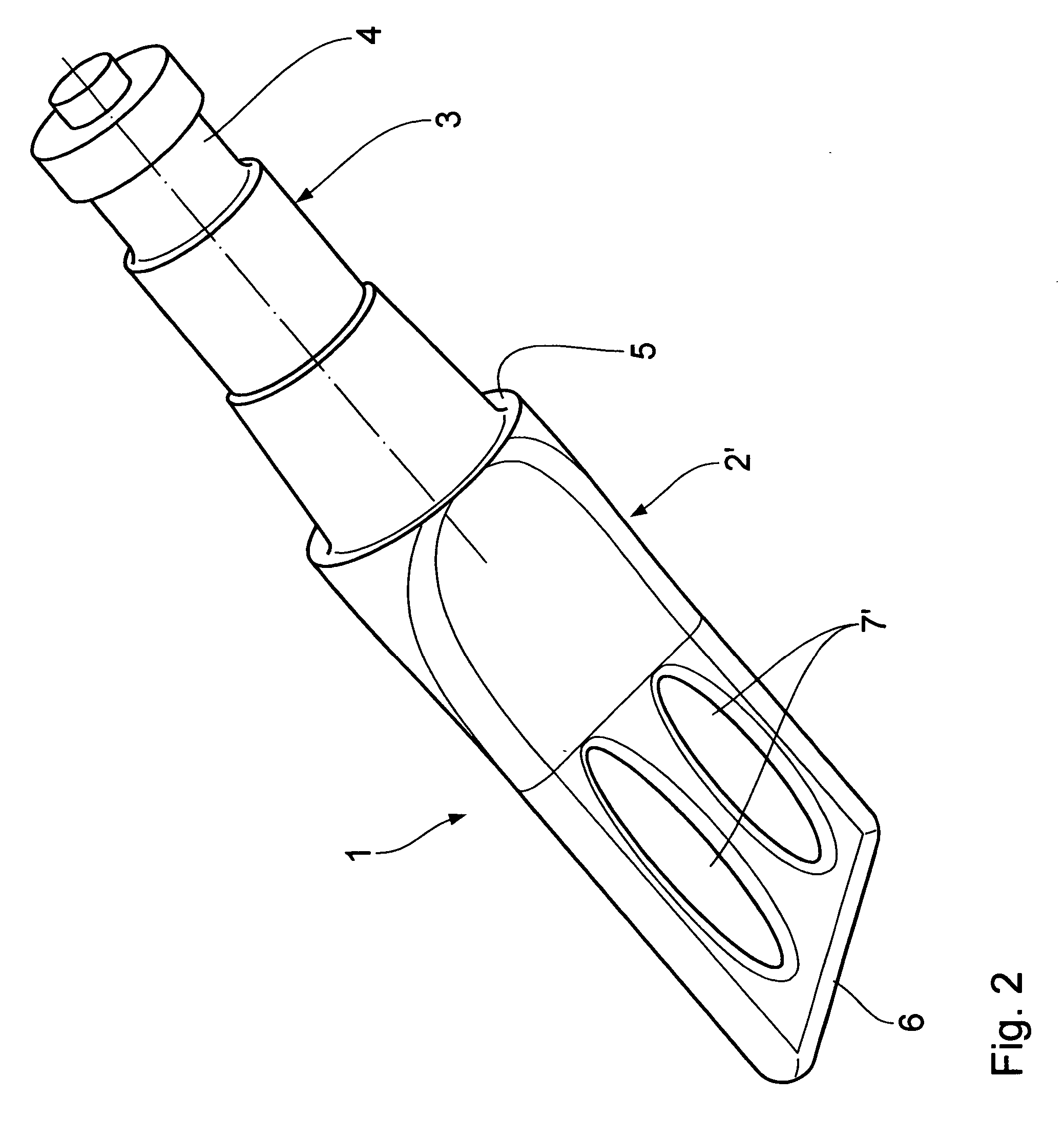 Applicator, in particular for a lip cosmetic