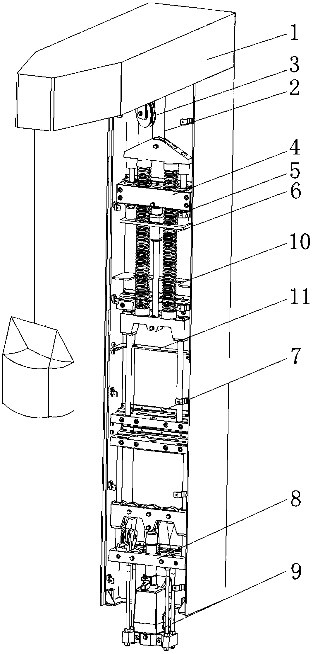 Suspended adaptive weight reduction system for rehabilitation training