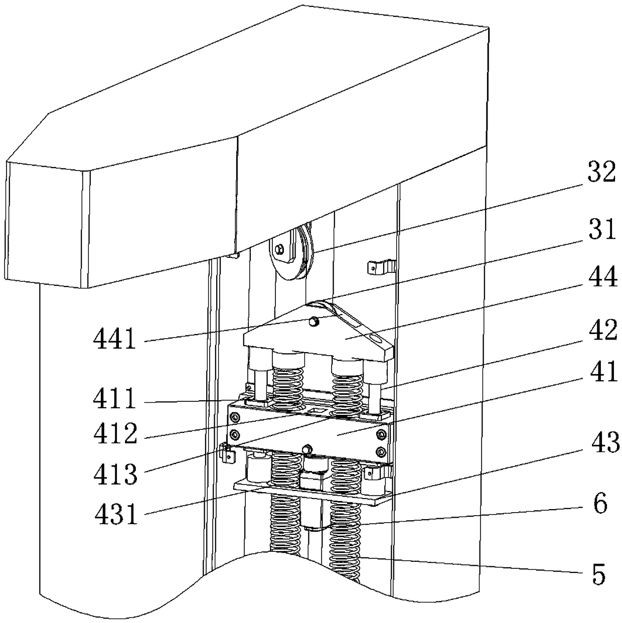 Suspended adaptive weight reduction system for rehabilitation training