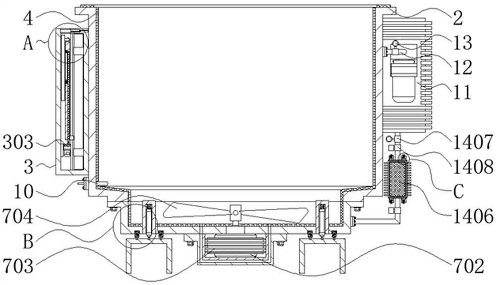 Transformer heat dissipation device