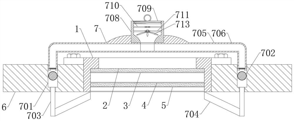 An infrared temperature measurement window