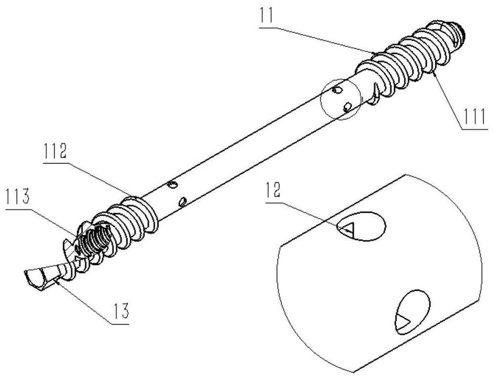 An anti-rotation orthopedic internal fixator