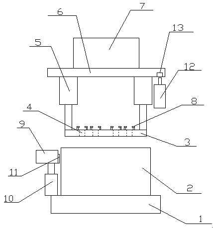 Nylon yarn dyeing and dip-dyeing device