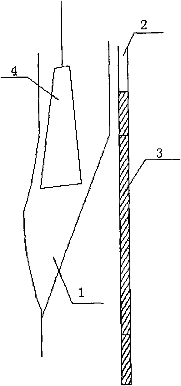 Method for correcting inclined hole formed by high strength stratum bridge drilling pile in karst growing area