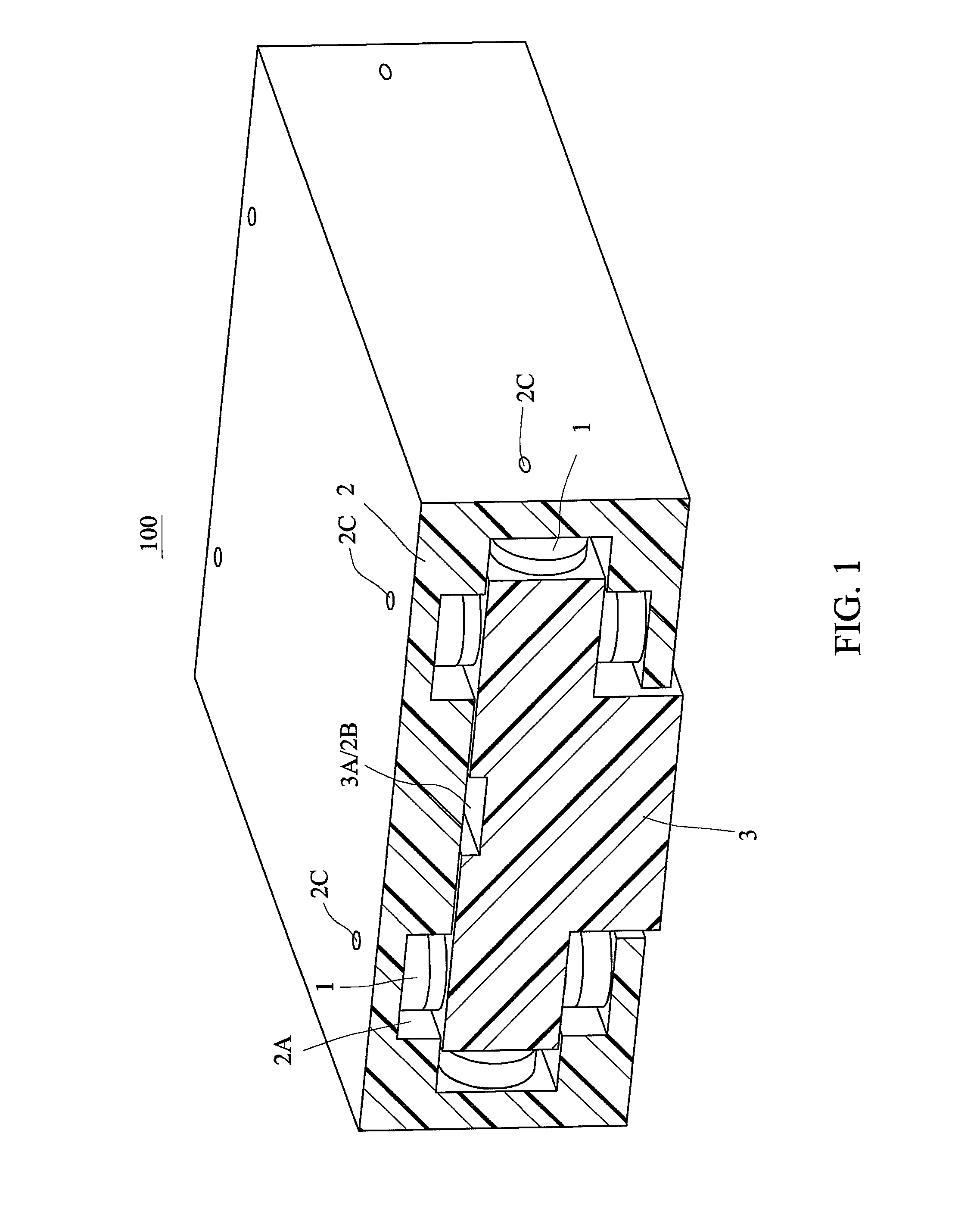 Active compensating hydrostatic bearing and hydrostatic bearing module using the same